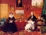 James Holland The Langford Family in their Drawing Room Sweden oil painting artist